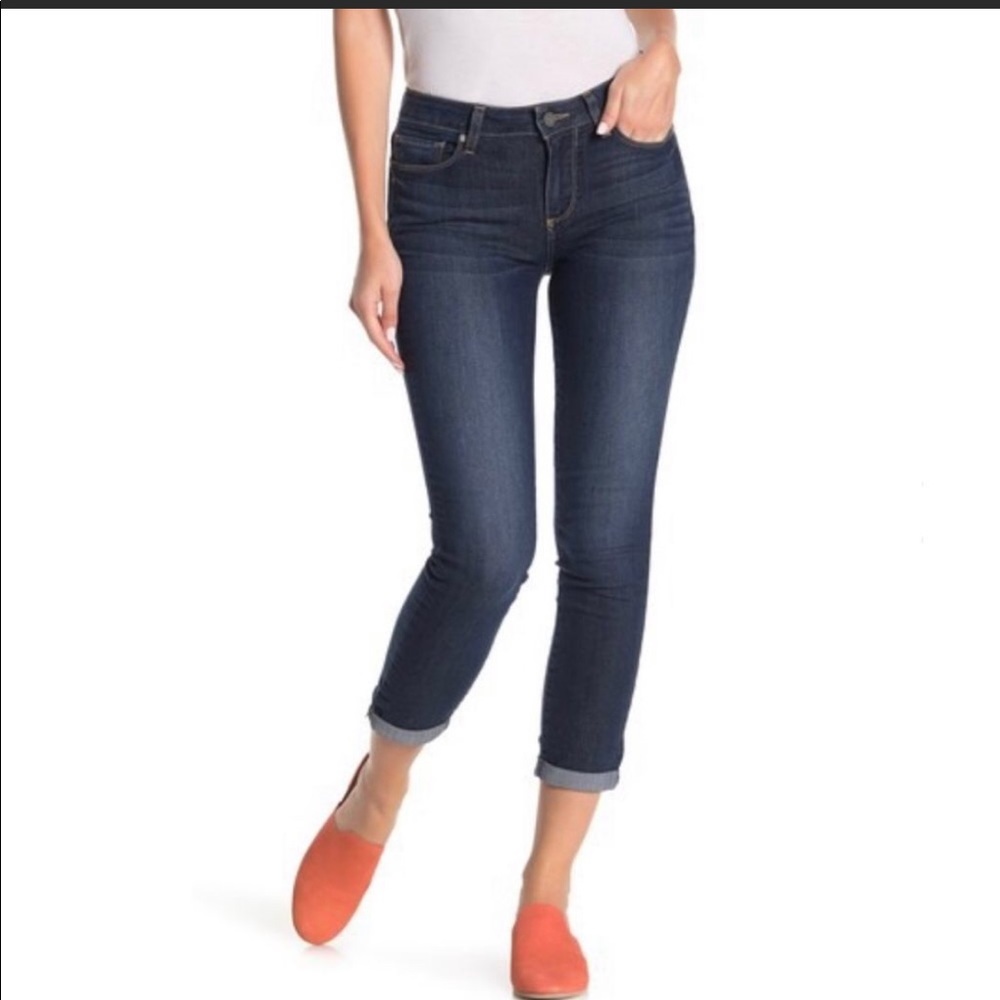 PAIGE Kylie Cropped Cuffed Jeans skinny size 26